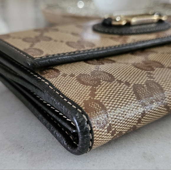 Gucci Brown Crystal Long Wallet - Picture 17 of 17